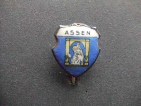 Assen stadswapen logo emaille